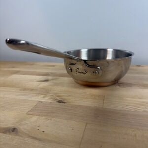 Emeril Lagasse 1 Qt Stainless Steel Saucepan with Pour Spout and Copper Base